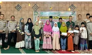 Polres Samosir Gelar Buka Puasa Bersama dan Santuni Anak Yatim di Asrama Polres