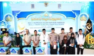 Polri Gelar Buka Puasa Bersama Warga Gunung Sindur, Pembangunan SMA Kemala Taruna Bhayangkara Capai 60 Persen