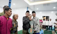 Menteri PU dan Bupati Tapsel Sahur Bersama Warga Terdampak Bencana