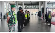 Amankan Arus Balik di Bandara Kualanamu, Gegana Polda Sumut Siaga Penuh