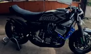Modifiikasi Yamaha RX King 2002: Mesin Diubah Jadi 2 Silinder, Knalpot Custom