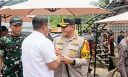 Polres Tapsel Kawal Kunjungan Menteri Serahkan Huntap