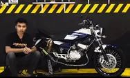 SIAP KONTES! Restorasi Yamaha RX-King Style Bandung, Total Biaya Rp70 Juta, Motor Ini Menggunakan Shock Depan Ninja RR