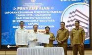 Wali Kota Sibolga Serahkan LKPD 2025 Tepat Waktu ke BPK Sumut