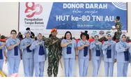 Donor Darah HUT ke 62 Dharma Pertiwi PIA Ardhya Garini Ranting 01-3 Resimen Arhanud 1 Pasgat