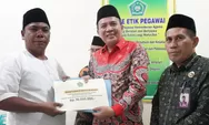 Kemenag Sumut Serahkan Bantuan Masjid Terdampak Bencana di Tapsel dan Tapteng