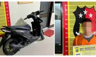 Jejak Terekam CCTV, Pelaku Curanmor di Padangsidimpuan Dibekuk Polisi 