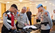 Divpropam Mabes Polri Sidak Gudang Senjata Polres Padangsidimpuan