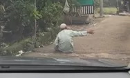 Viral Pria Lansia Disebut Sering Minta Uang dengan Duduk di Tengah Jalan di Bogor, Warganet Pertanyakan Peran Perangkat Desa