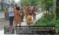 Danramil Selat Turun Langsung Awasi Pengukuran Lahan KDKMP Selat Tengah, Libatkan Lurah dan Warga