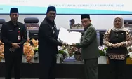 Wakil Ketua I DPRD Kabupaten Barito Utara Pimpin Paripurna I, Lima Raperda Strategis Disampaikan Bupati