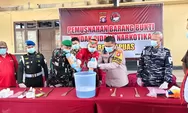 Polres Kapuas Musnahkan 96,46 Gram Sabu, Dua Tersangka Diamankan