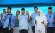Prabowo Subianto dan Relawan Nderek Guru Habib Luthfi Bershalawat Bersama di Serang