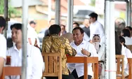 Mampir Makan Bakso Bareng Jokowi, Prabowo Doakan Usaha Kuliner Sholeh di Magelang Sukses