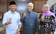 Kyai Fuad Noerhasan Sidogiri Tertangkap Kamera Pose Dua Jari, Doakan Prabowo Menang Satu Putaran