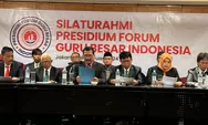 Forum Guru Besar Indonesia Imbau Civitas Akademika Hindari Pernyataan yang Menggiring Opini Politik Elektoral