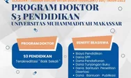 Unismuh Makassar Buka Pendaftaran Beasiswa Doktor PDDI 2025 untuk Dosen Indonesia, Cek Informasi Lengkapnya