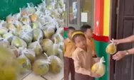Viral Pembagian MBG di SDN 001 Muara Badak Kaltim, Siswa Terima Kelapa Utuh untuk Dibawa Pulang