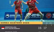 Hasil 16 Besa Korea Masters 2023, Beda Kelas, Adnan/Nita Kalah dari Ganda Campuran Korea