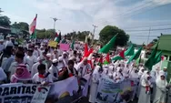 Ribuan Massa Aksi Batang Hari Peduli Palestina Laksanakan Shalat Gaib 