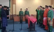 Lantik Pejabat, Sekda Sebut Tunaikan Amanah ini Dengan Baik dan Profesional Penuh Dedikasi dan Loyalitas
