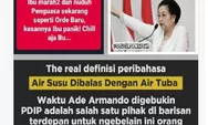 Dukung Prabowo, Ade Armando Serang PDIP di Media Sosial, Warganet : Air Susu Dibalas Air Tuba