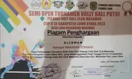 Aktif Urus Bola Voli di Luwu Utara, Alisman Raih Penghargaan Manajer Terbaik