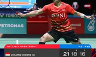 Inilah Penyebab Jonatan Christie Kalah dari Kidambi Srikanth meski sudah sempat Unggul, dan Tersingkir dari Malaysia Open 2024