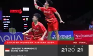 Kalahkan Kim Astrup/Anders Skaarup Rasmussen, Leo/Daniel Raih Juara Ganda Putra Indonesia Masters 2024, Jadi Gelar Penghibur bagi PBSI!!