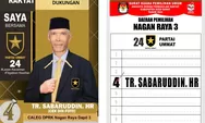 TR.Sabaruddin HR Mantan Ketua Tuha Peut Gampong Lueng Teuku Ben, Siap Bertarung di Pemilu 2024 dari Partai Ummat Nomor Urut 4
