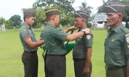 Dandim 0116/Nagan Raya Pimpin Upacara Korps Raport Kenaikan Pangkat