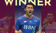 Kalahkan Wakil China Dua Game Langsung, Jonatan Christie Juara Tunggal Putra  Badminton Asia Championships 2024