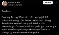 Heboh Artis Inisial R Pesan Lelaki Pemuas Hasrat di Studionya, Siapa Kira-kira?