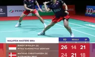 Sempat Tertinggal di Game Ketiga, Inilah Kunci Keberhasilan Rinov/Pitha Melaju ke Partai Final Malaysia Masters 2024, Ketemu Wakil Malaysia di Final