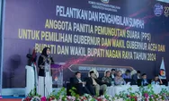 Komisi Independen Pemilihan Kabupaten Nagan Raya Aceh Lantik 666 Anggota PPS untuk Pelaksanaan Pilkada 2024,