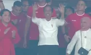 Momen Presiden Joko Widodo Bersorak Usai Timnas Indonesia Menang 2-0 Lawan Filipina