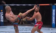 Pukulan Brutal Pereira Akhir Ronde I dan Tendangan Brutal Awal Ronde II Akhiri Perlawanan Prochazka di UFC 303