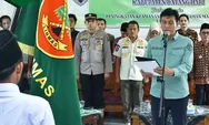 Bupati MFA Kukuhkan Anggota Satlinmas Desa Se-Kecamatan Bajubang