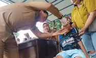 Wabup Suaib Mansur Apresiasi Pelaksanaan PIN Polio di Posyandu Cempaka Desa Sukamaju