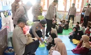 Polres Nagan Raya Gelar Kegiatan Jum'at Bergizi Dukung 100 Hari Kerja Presiden RI