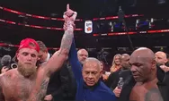 Mengejutkan Jake Paul Berhasil Kalahkan Mike Tyson usai 8 Ronde
