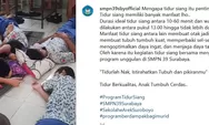Viral Video Siswa SMPN 39 Surabaya Wajib Tidur Siang saat Jam Sekolah, Ternyata Sudah Ada di Beberapa Negara