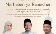 Pimpinan DPRD Kabupaten Batang Hari Mengucapkan Selamat Menunaikan Ibadah Puasa Ramadan 1446H Tahun 2025