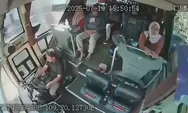 Terekam CCTV, Bus 168 Tabrak Toko Bangunan di Jalur Rawan Kecelakaan Bayeman