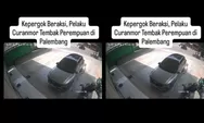Viral Pelaku Curanmor di Palembang Diduga Lepaskan Tembakan saat Kepergok Beraksi, Satu Wanita Jadi Korban