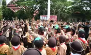 Luar Biasa! Ribuan Peserta Apel Meriahkan HUT ke-64 Pramuka di Kabupaten Luwu Utara
