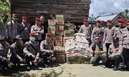 Sat Reskrim Polres Nagan Raya Salurkan Puluhan Paket Sembako ke Pesantren dan Warga Terdampak Banjir