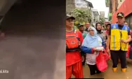 Viral Emak-Emak Bekasi Curhat ke Banjir: “Cukup Sampai Sini Ya, Jangan Balik Lagi”