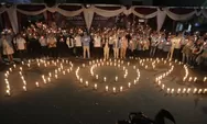 Relawan Pendukung Prabowo-Gibran Nyalakan 1.000 Lilin Cinta untuk Indonesia
