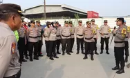 Kapolres Pelabuhan Tanjung Priok Pimpin Apel Pengamanan Hari Buruh se Dunia 